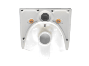 Rondo met bidetspoeler detail aansluiting