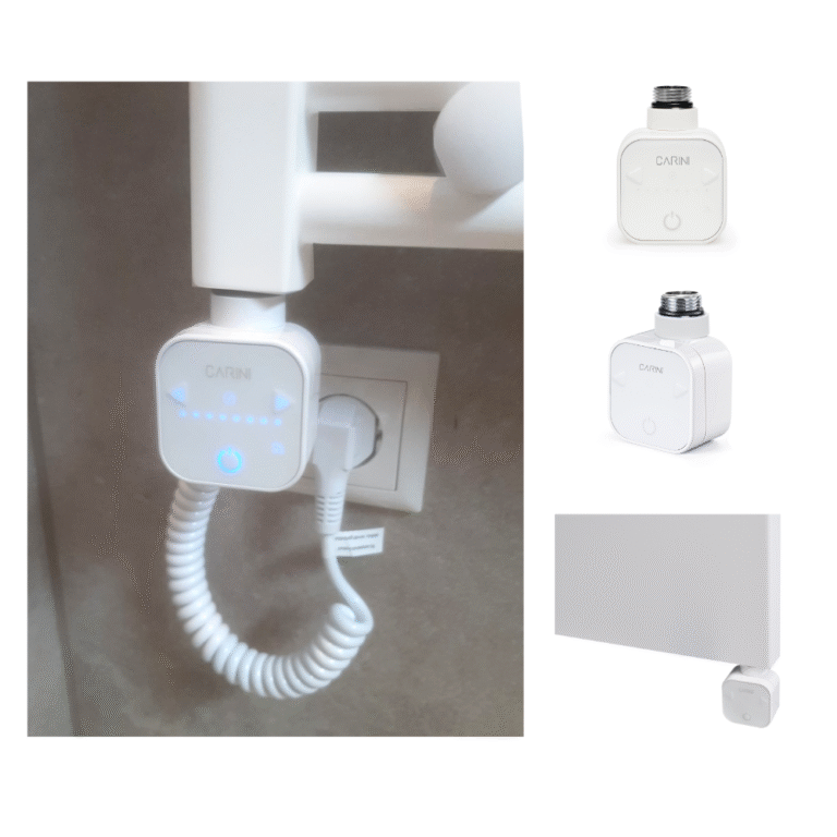 Strak wit & stijlvol: de Carini WiFi-thermostaat in White ✨