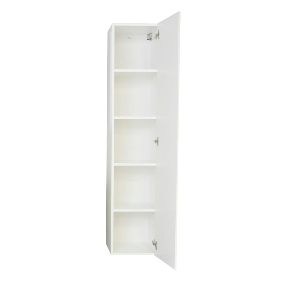 Hoge kolomkast Q6 hoogglans wit interieur