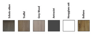 Kleuren Sanicare meubels