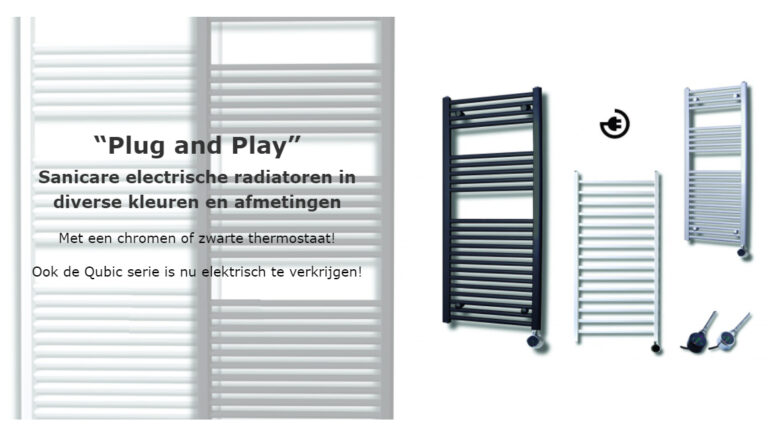 Plug and Play Sanicare electrische radiatoren!