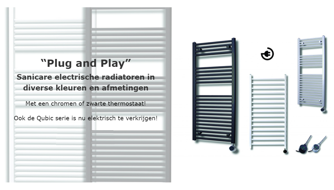 Plug and Play Sanicare electrische radiatoren!
