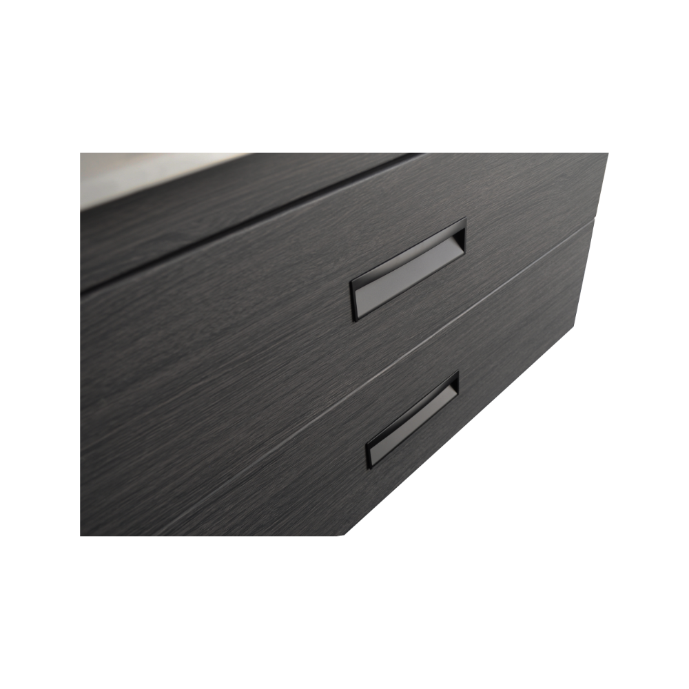 Q3 detail greep mat zwart