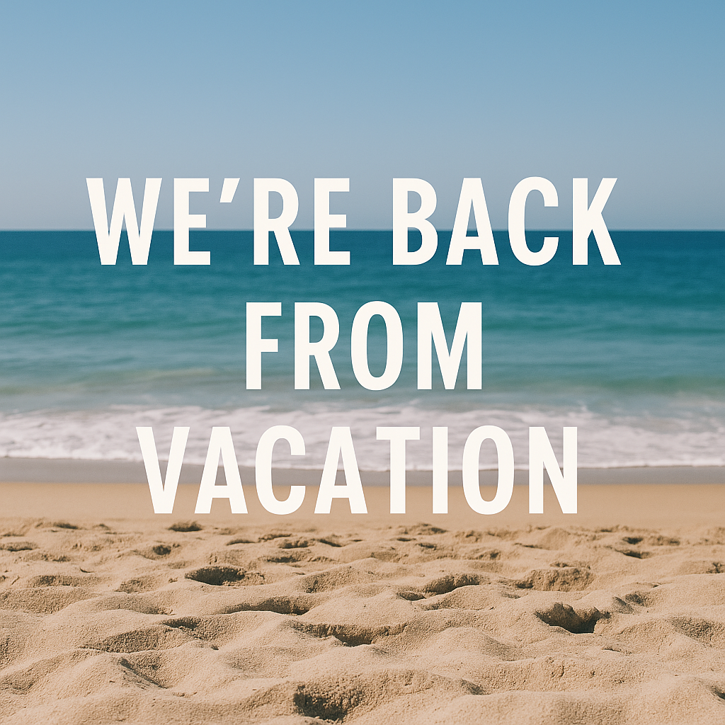 Back from the beach, ready to shine!