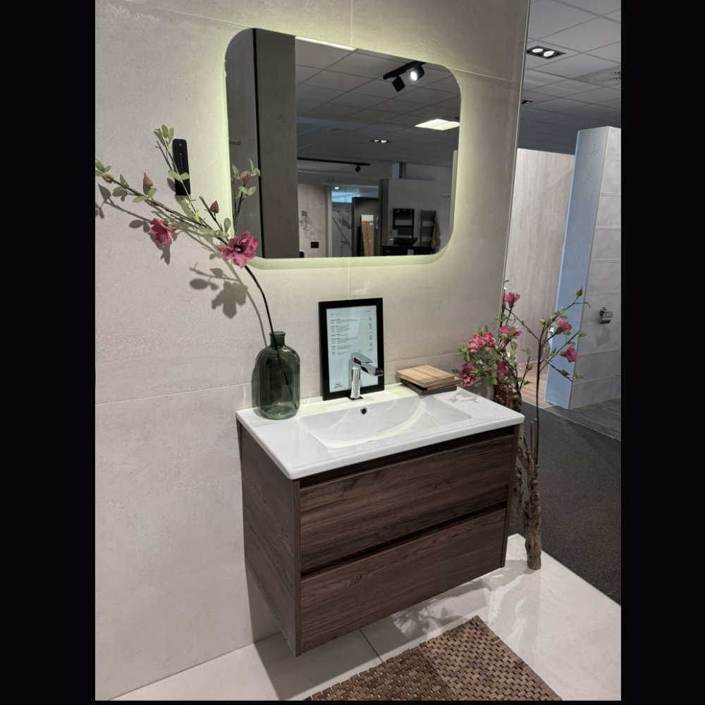 🛁 Avenza 80 cm in Nero Oak – Van der Stad Nijmegen